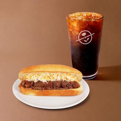 커피빈  모짜렐라 불고기 샌드위치 + 아메리카노 (S)